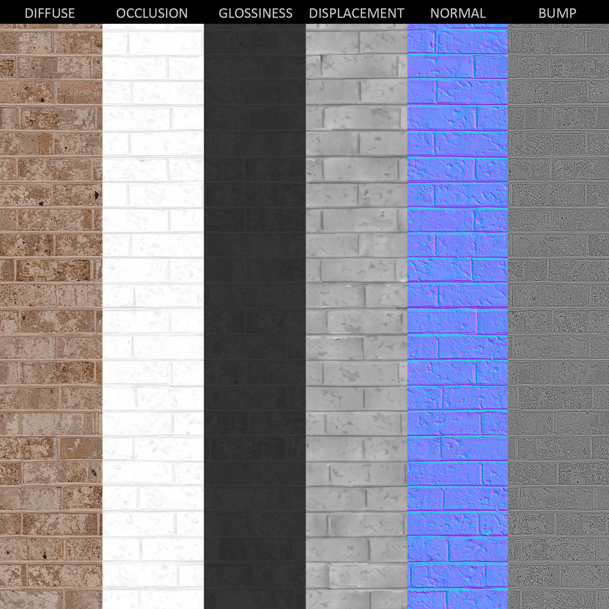 Brick 08 - 8K Scan Texture | CGTrader