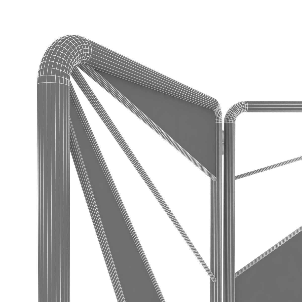 Porustudio SEATTRAL Steel Screen 3d model 3D model_8