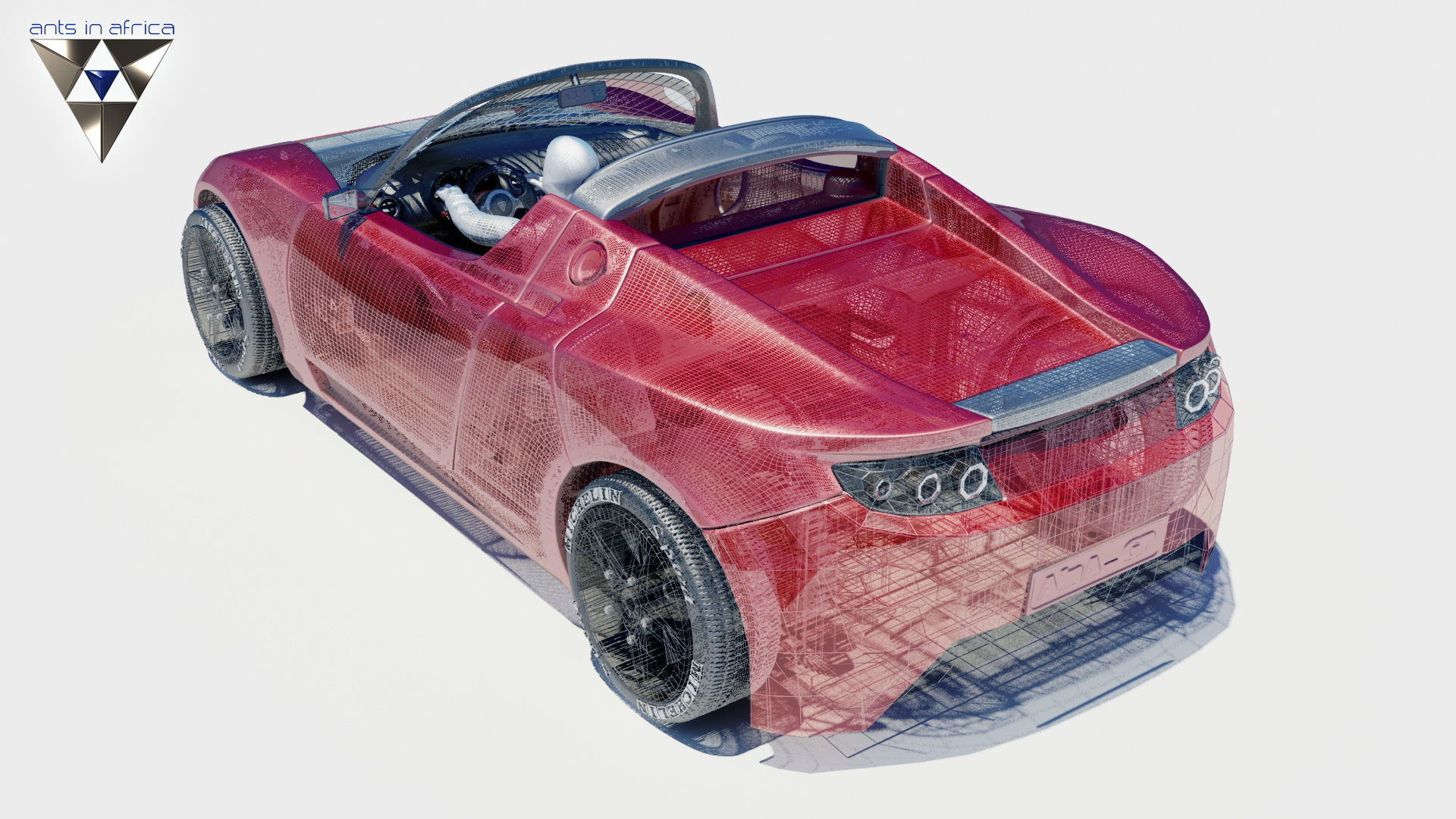 Tesla Roadster RC 3D print model_13
