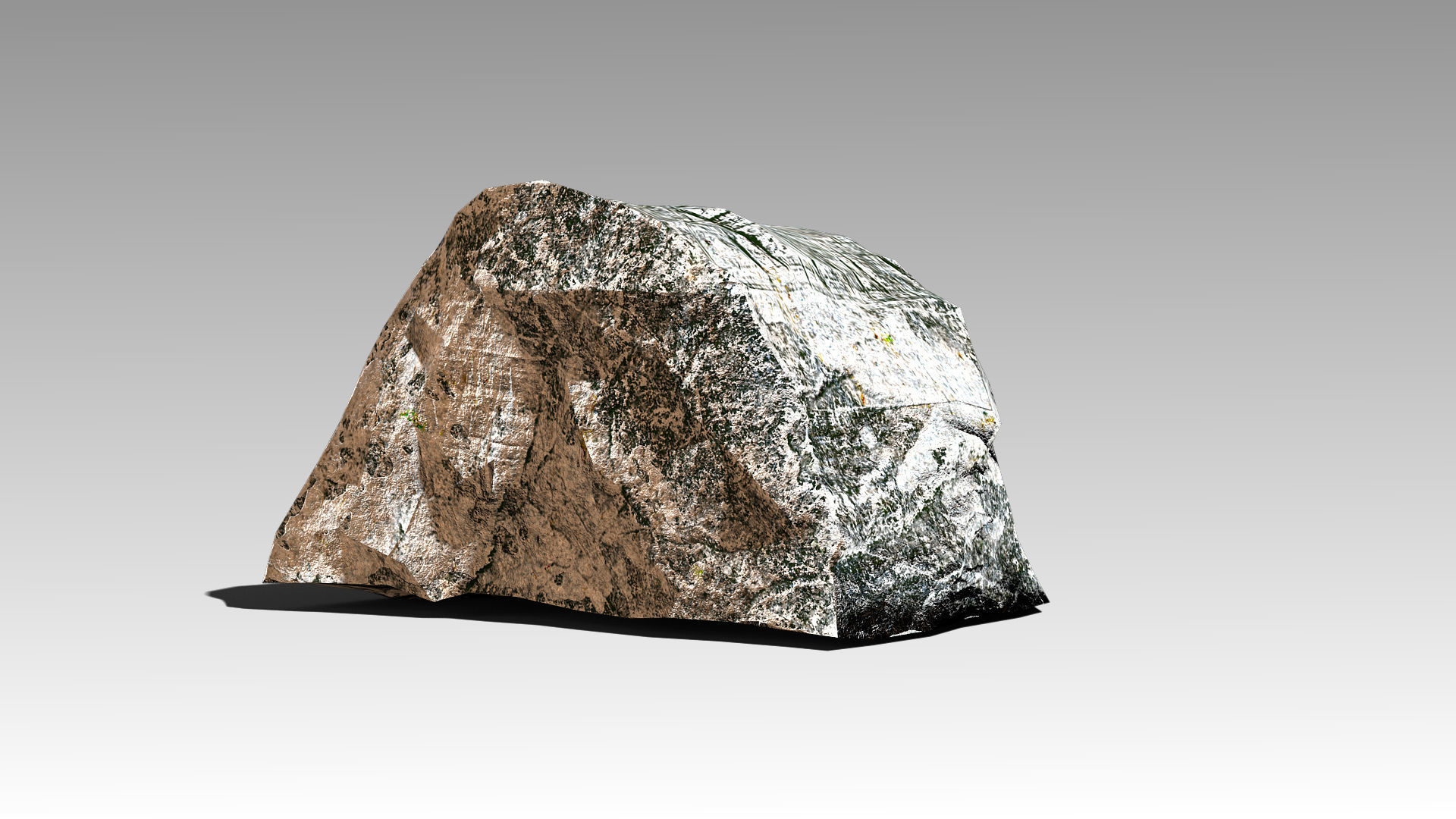 Stone 04 Set 01 PBR Low-poly 3D model_5