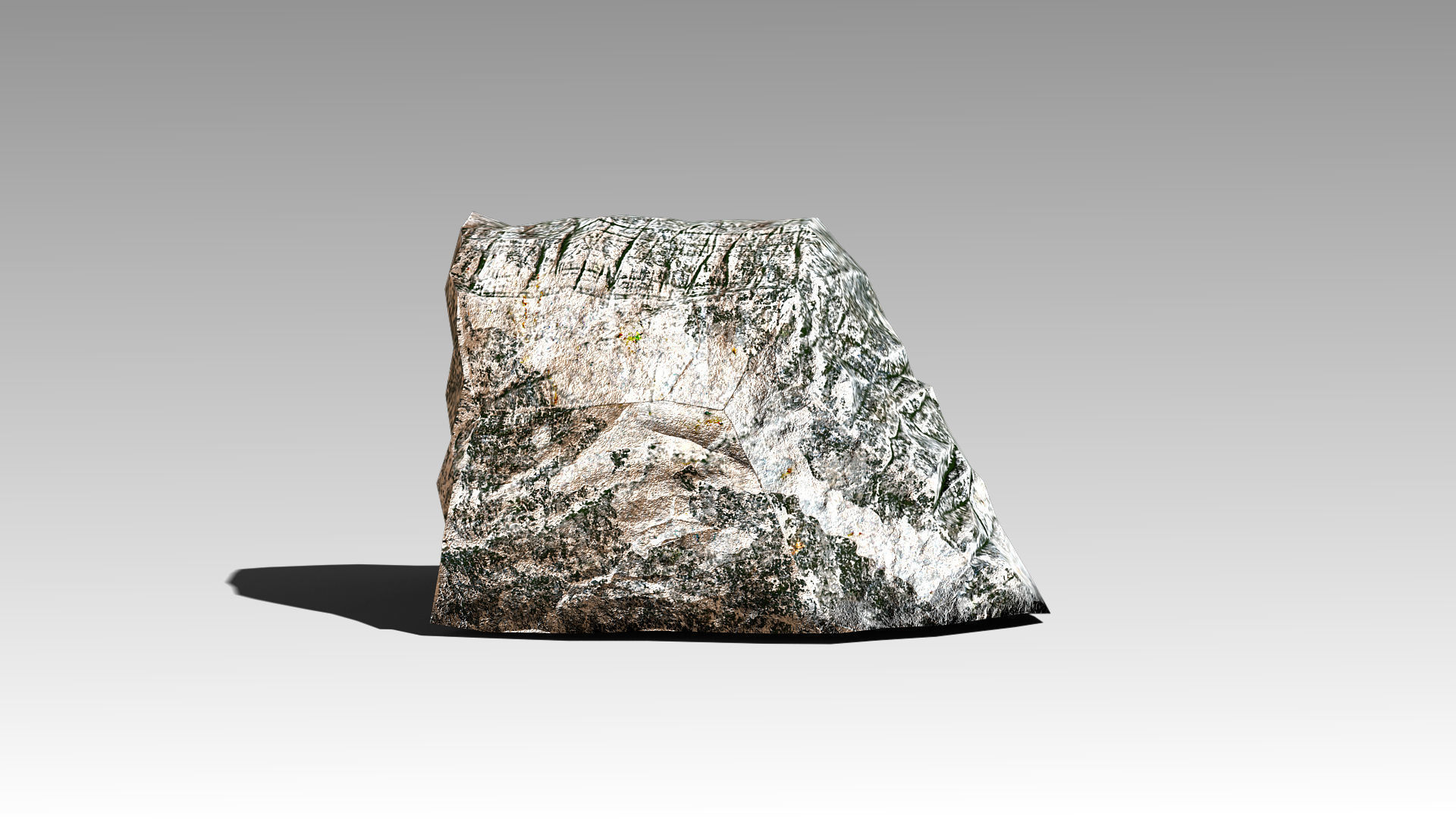 Stone 04 Set 01 PBR Low-poly 3D model_1