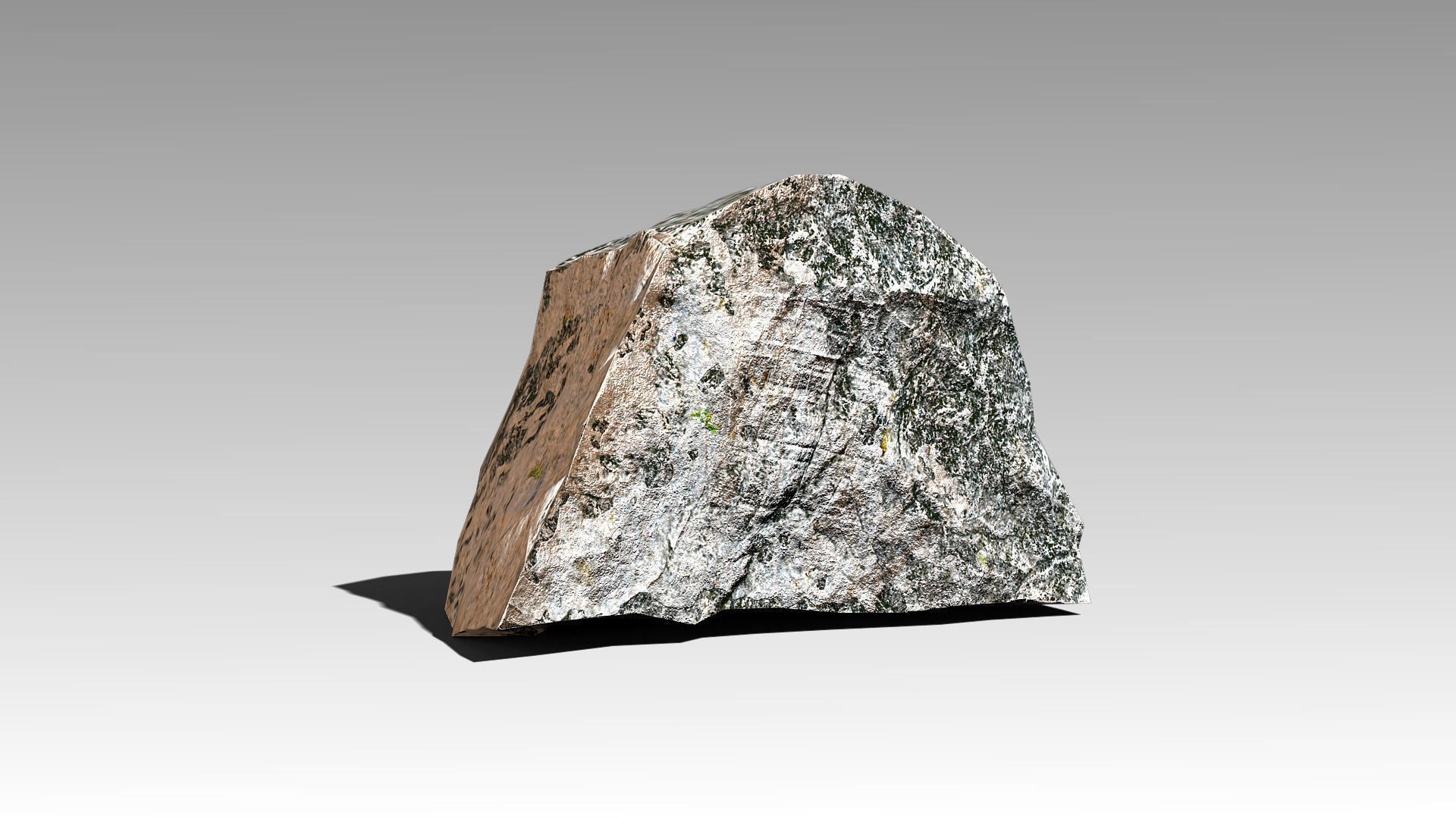 Stone 04 Set 01 PBR Low-poly 3D model_4