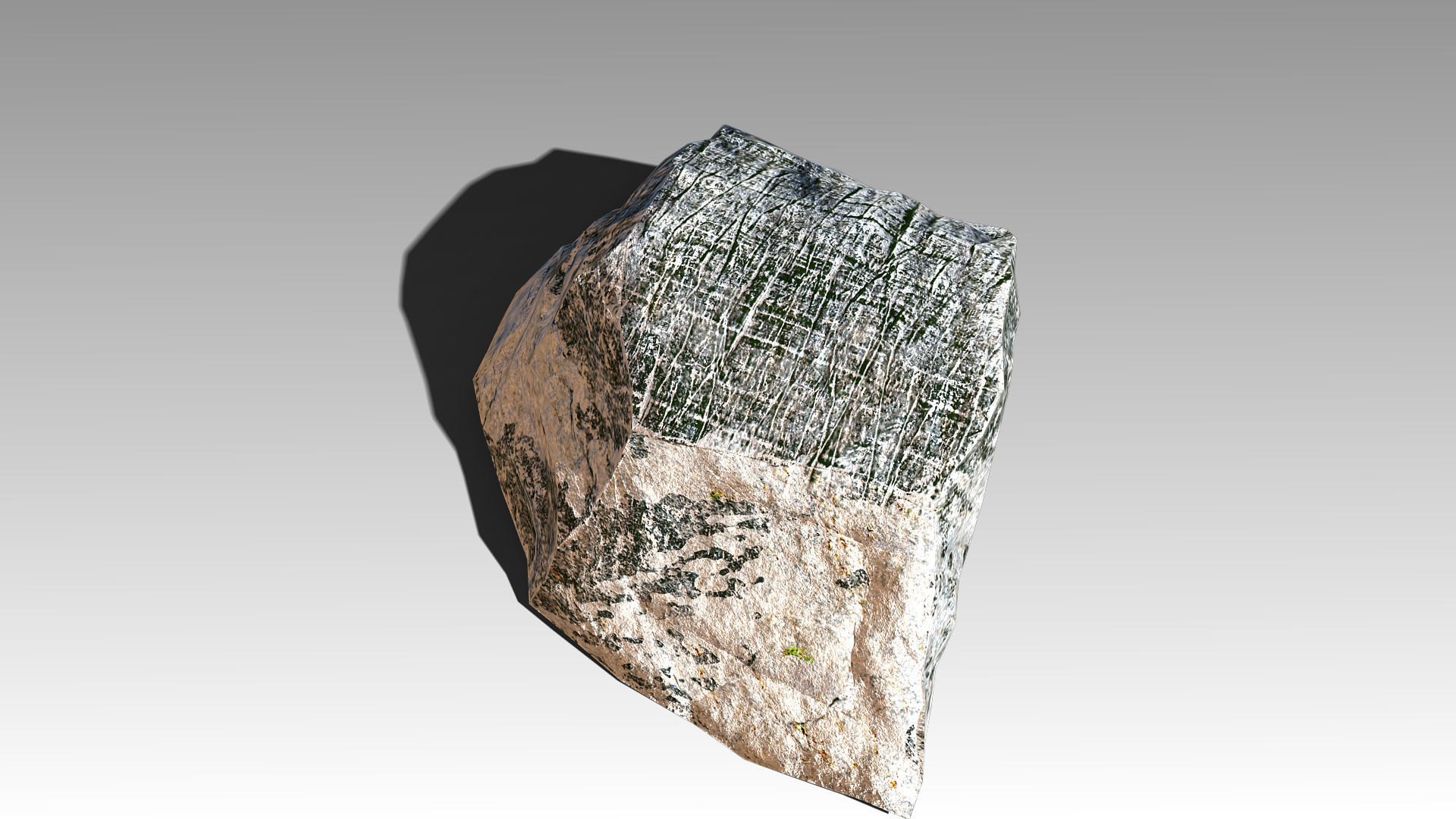 Stone 04 Set 01 PBR Low-poly 3D model_9