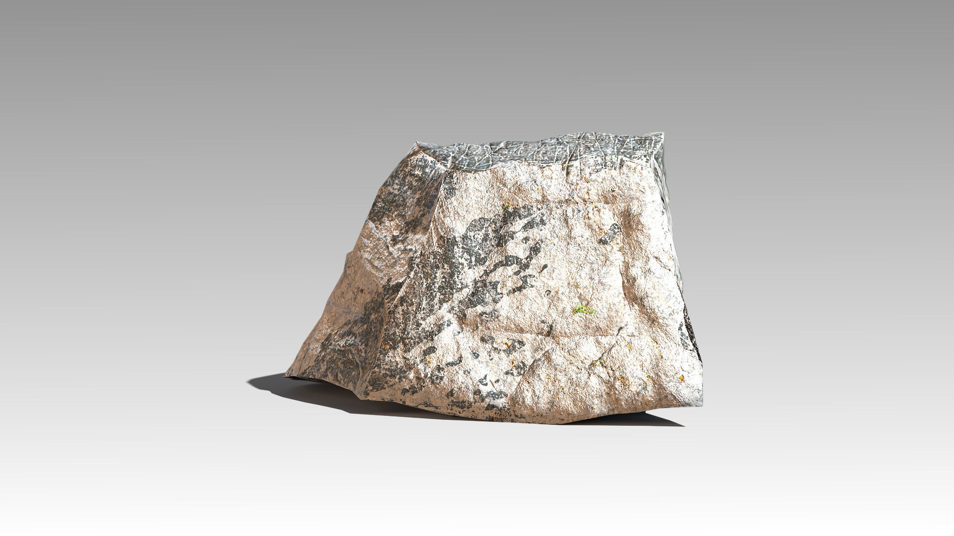 Stone 04 Set 01 PBR Low-poly 3D model_3