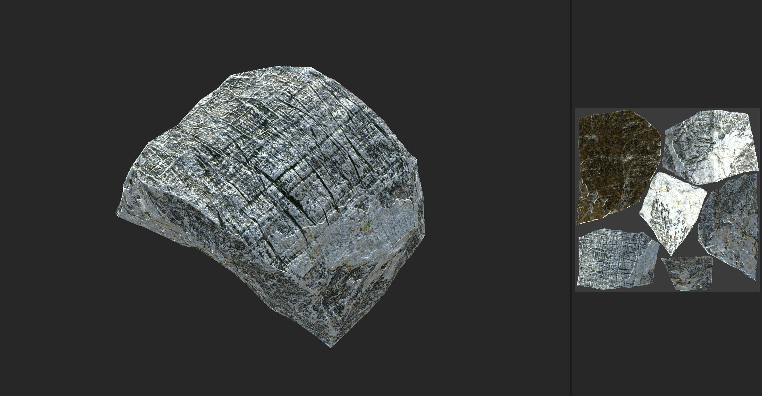 Stone 04 Set 01 PBR Low-poly 3D model_25
