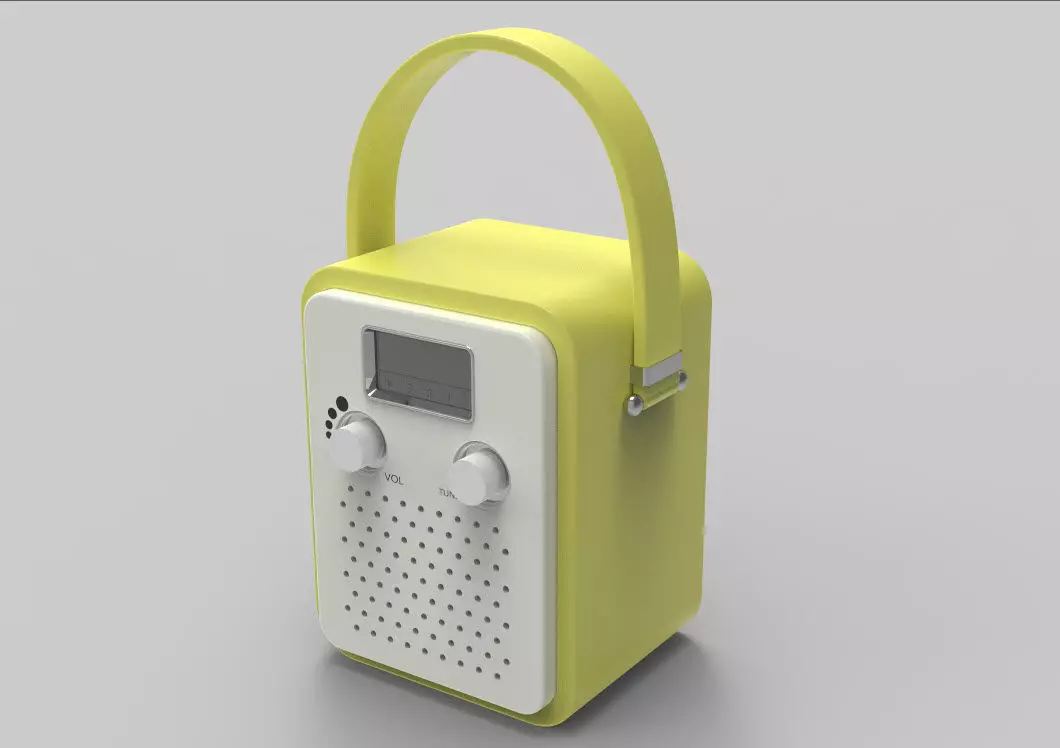 1970s speaker  3D model_0