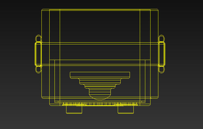 1970s speaker  3D model_7
