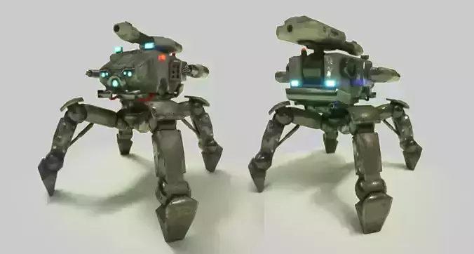 Sentinel 02 Quadruped military tank