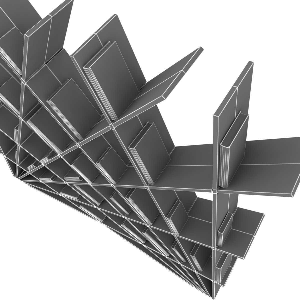 Italcollections CHEFT shelf unit 3d model 3D model_9