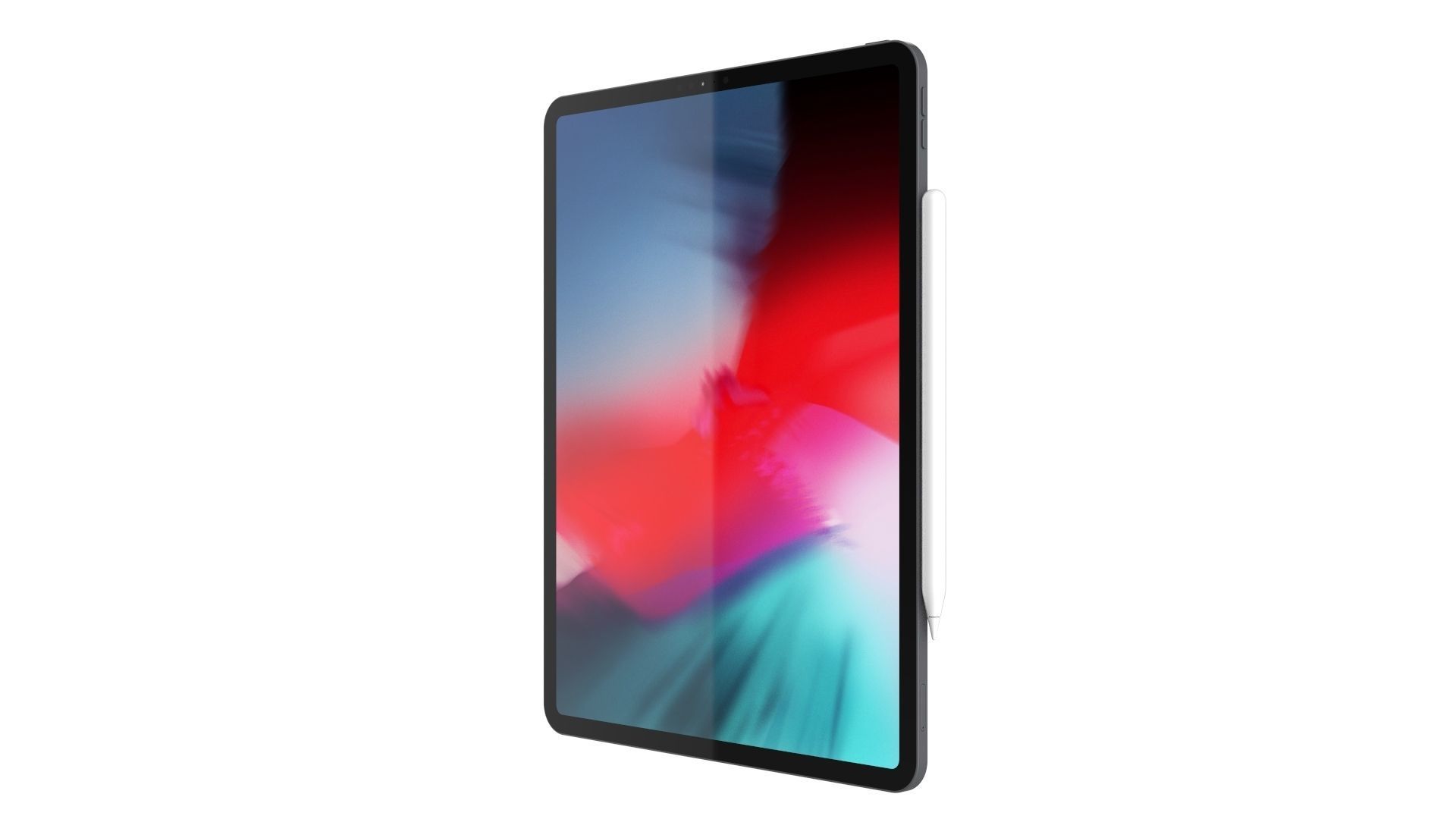 iPad Pro 12 9-inch Space Gray 3D model_9