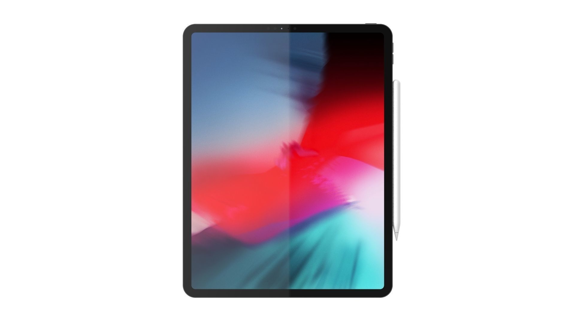 iPad Pro 12 9-inch Space Gray 3D model_1