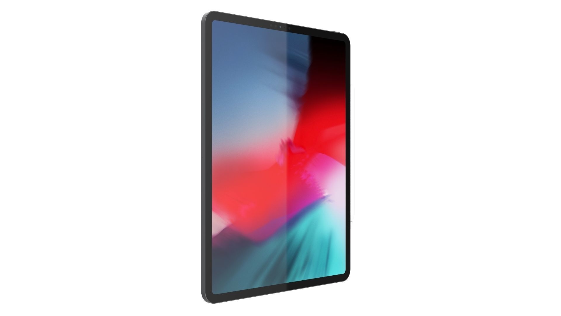 iPad Pro 12 9-inch Space Gray 3D model_2