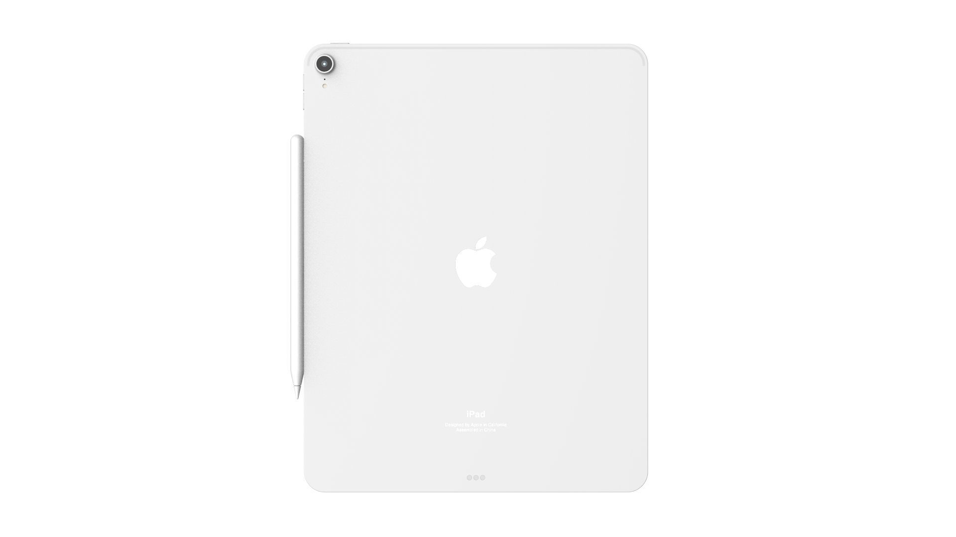 iPad Pro 12 9-inch Silver 3D model_5