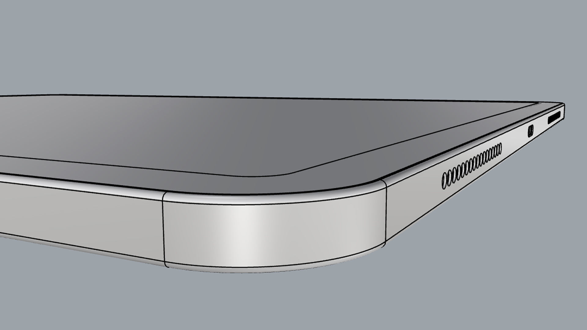 iPad Pro 12 9-inch Silver 3D model_21