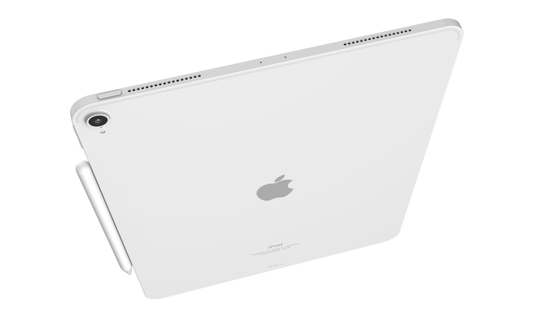 iPad Pro 12 9-inch Silver 3D model_12