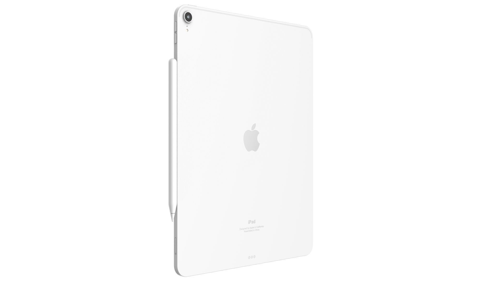 iPad Pro 12 9-inch Silver 3D model_6