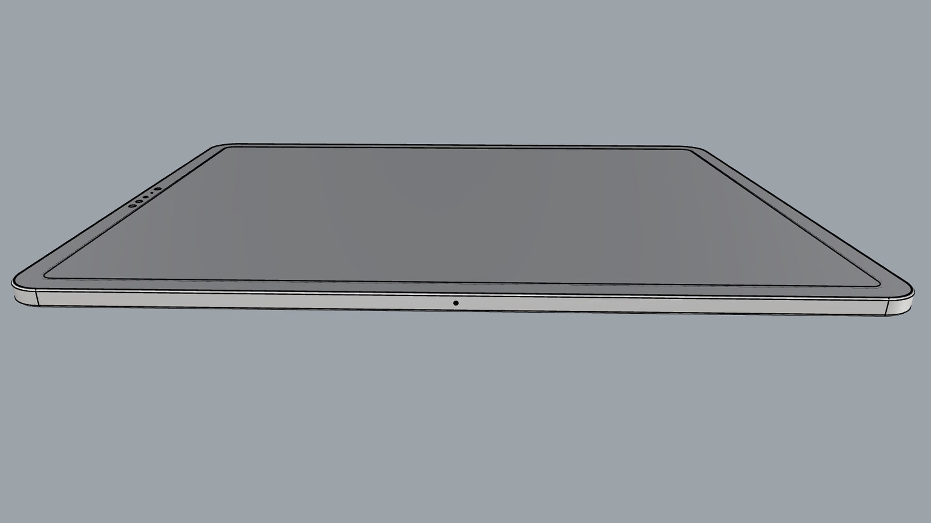 iPad Pro 12 9-inch Silver 3D model_19
