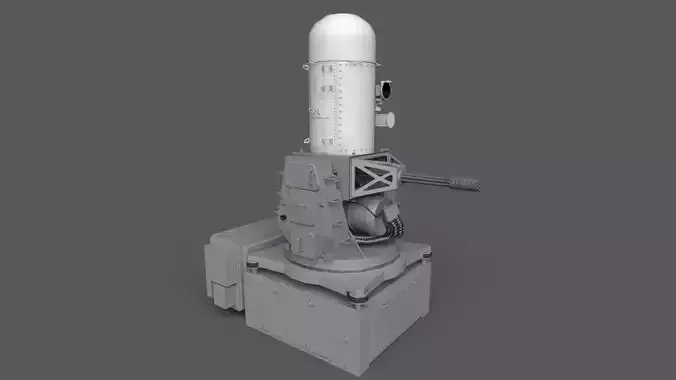 CIWS Phalanx 3D model