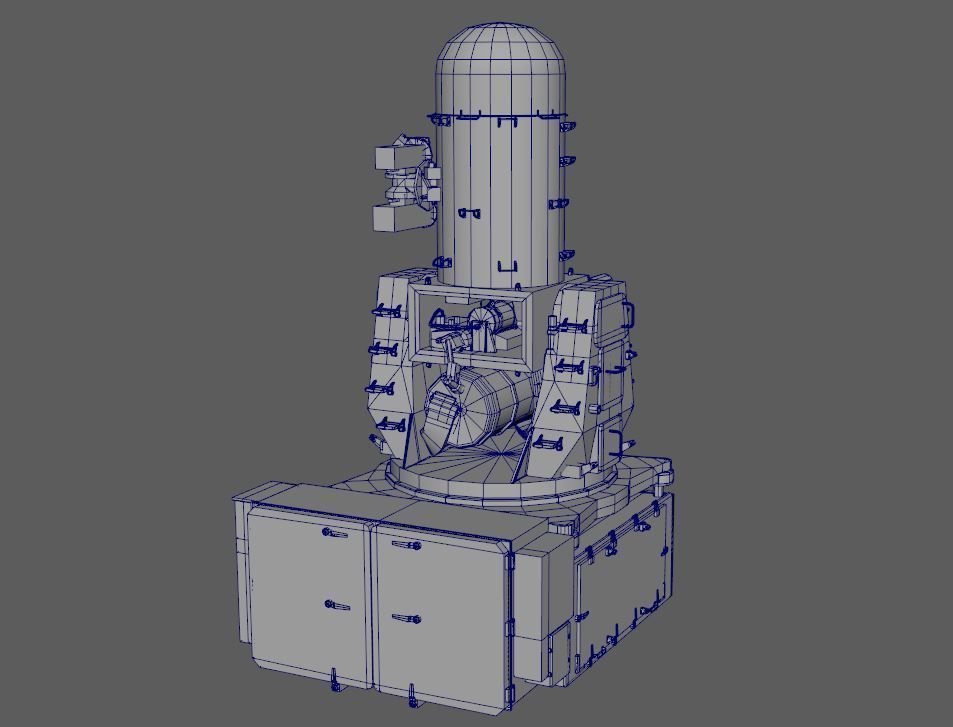 CIWS Phalanx 3D model_4