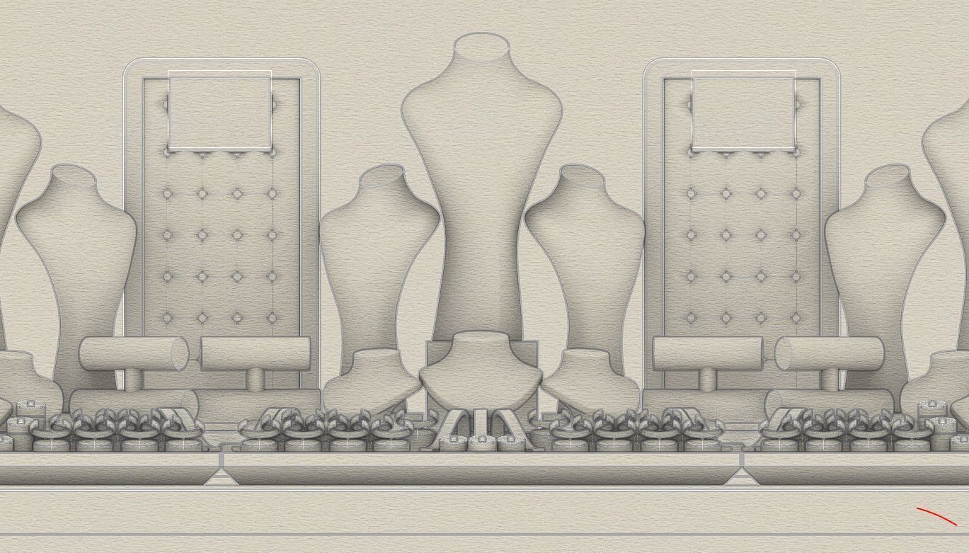 Window Display set 3D print model_4