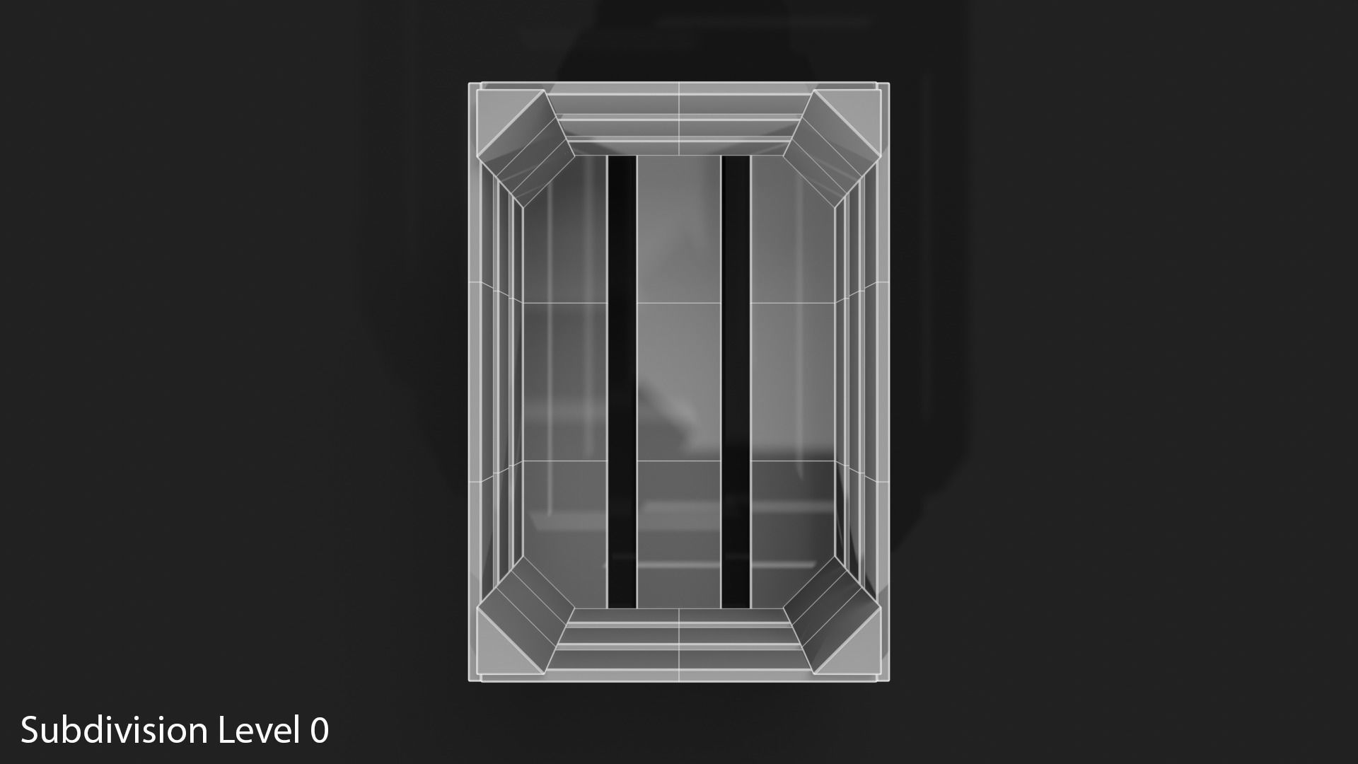 Wooden Fruit Crate Low-poly 3D model_28