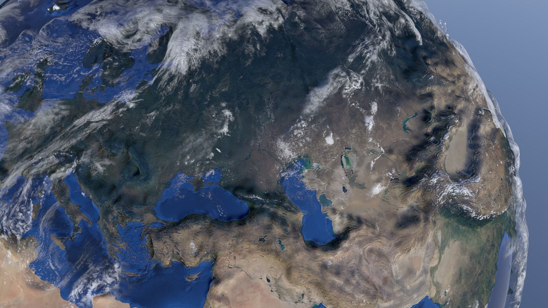 10K Relief Earth 3D Model - Bathymetry Texture 3D model_16