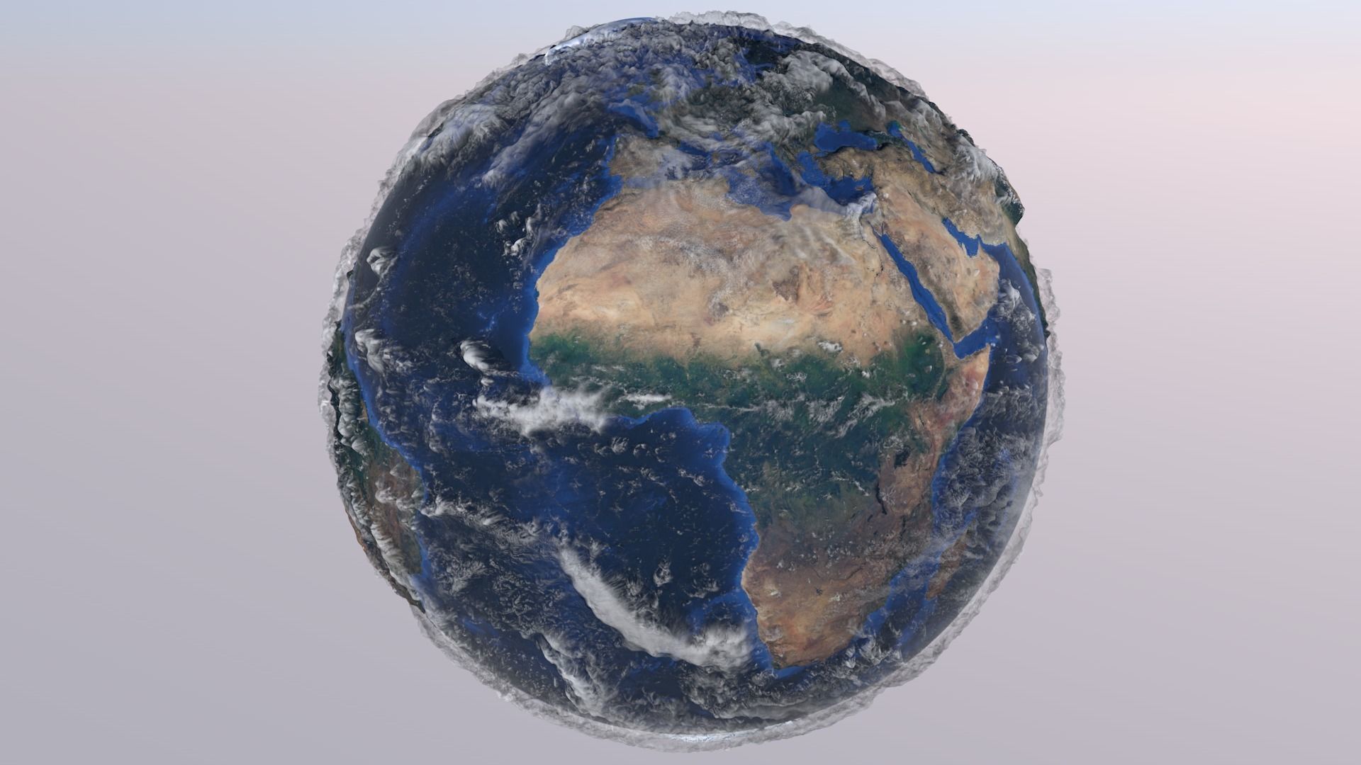 10K Relief Earth 3D Model - Bathymetry Texture 3D model_13