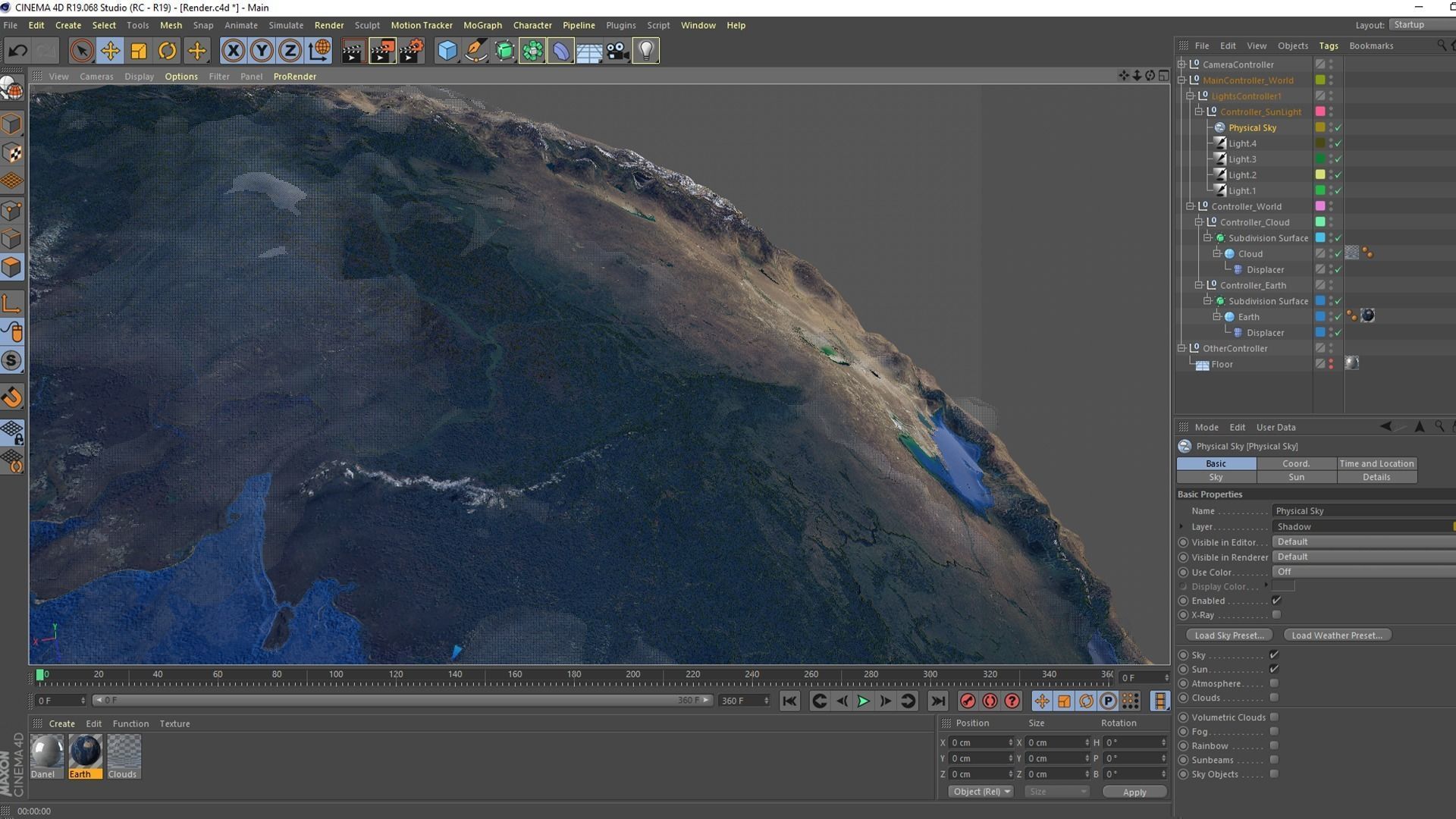 10K Relief Earth 3D Model - Bathymetry Texture 3D model_35