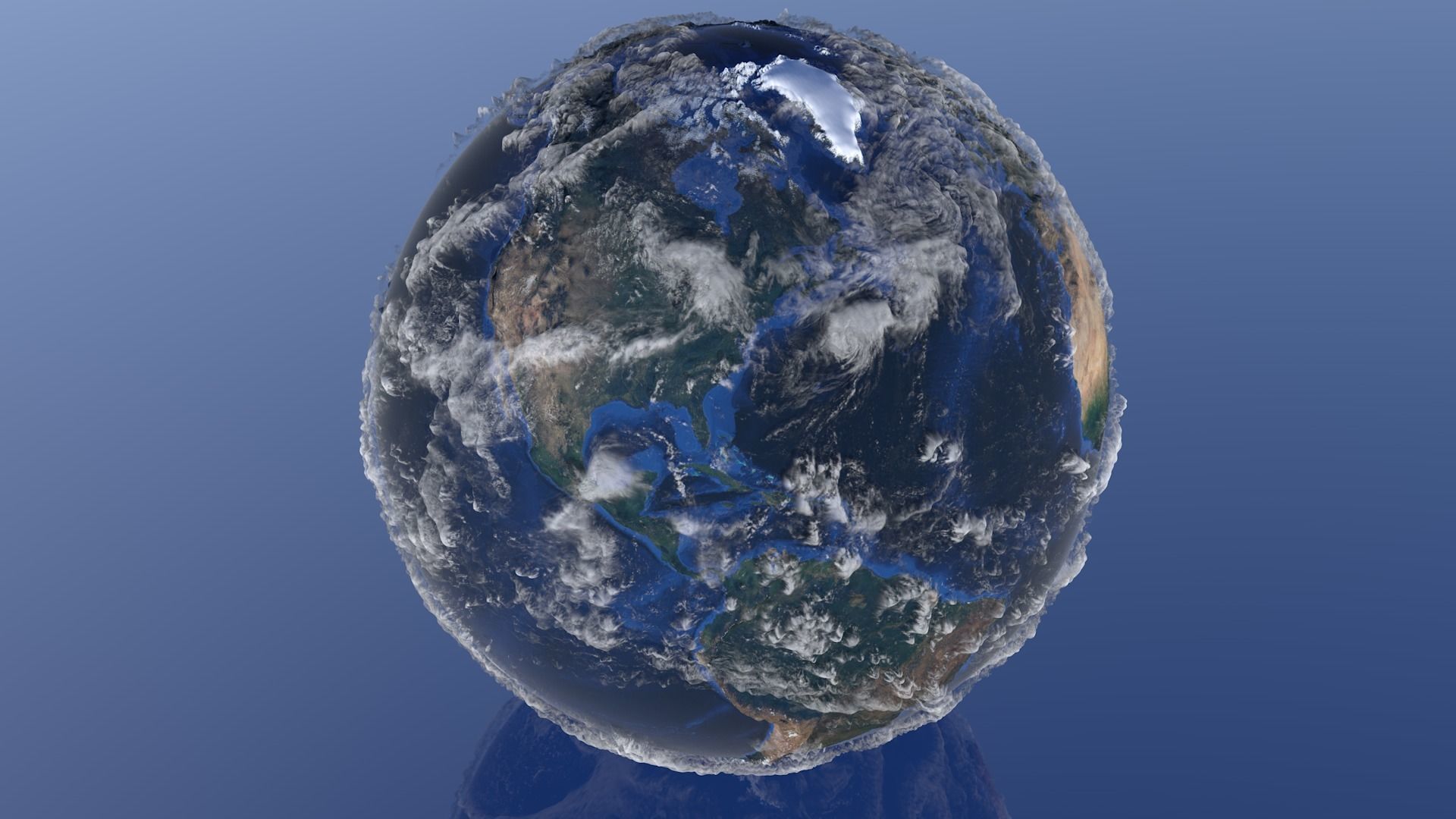 10K Relief Earth 3D Model - Bathymetry Texture 3D model_20