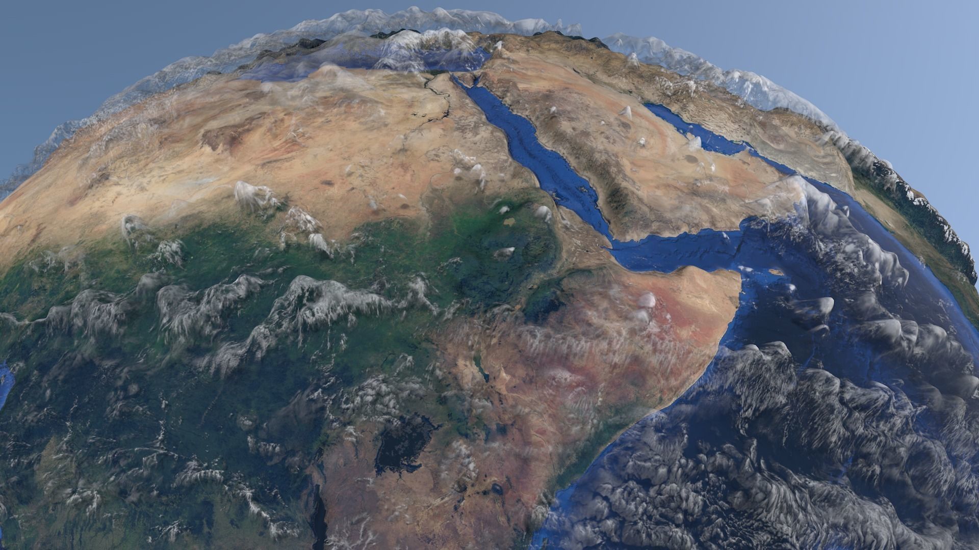 10K Relief Earth 3D Model - Bathymetry Texture 3D model_14