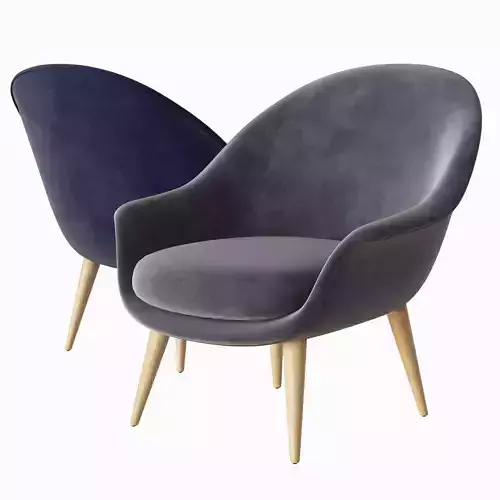 bat lounge chair low back