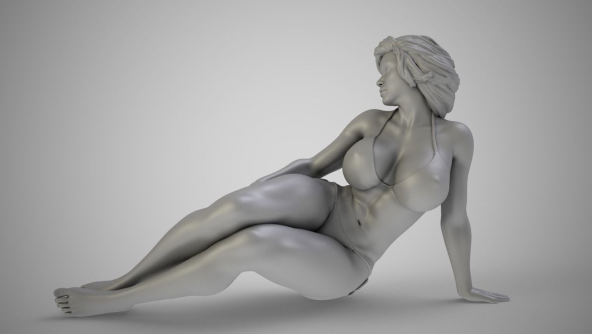 Girl in the Window 2 3D print model_5