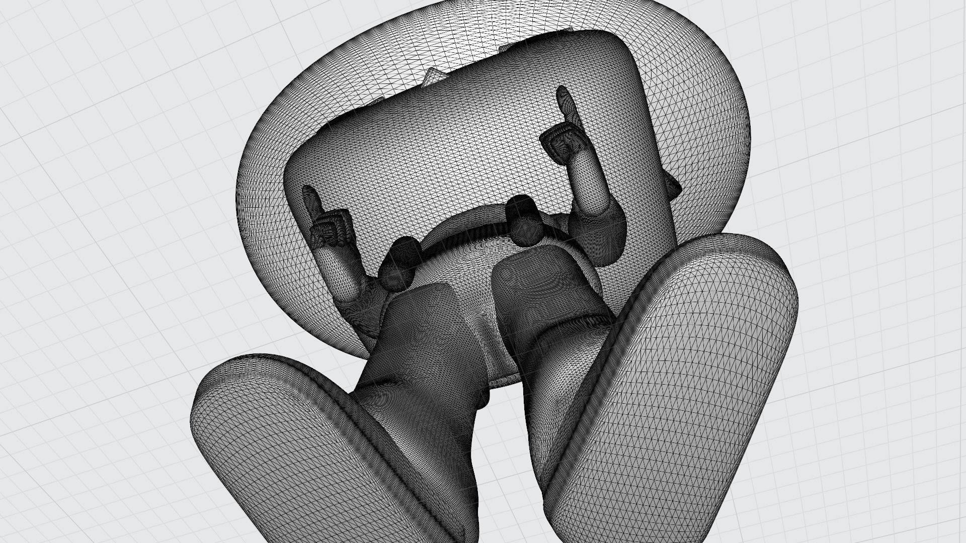 Custom Pop Cowboy Figure 3D Print 3D print model_12