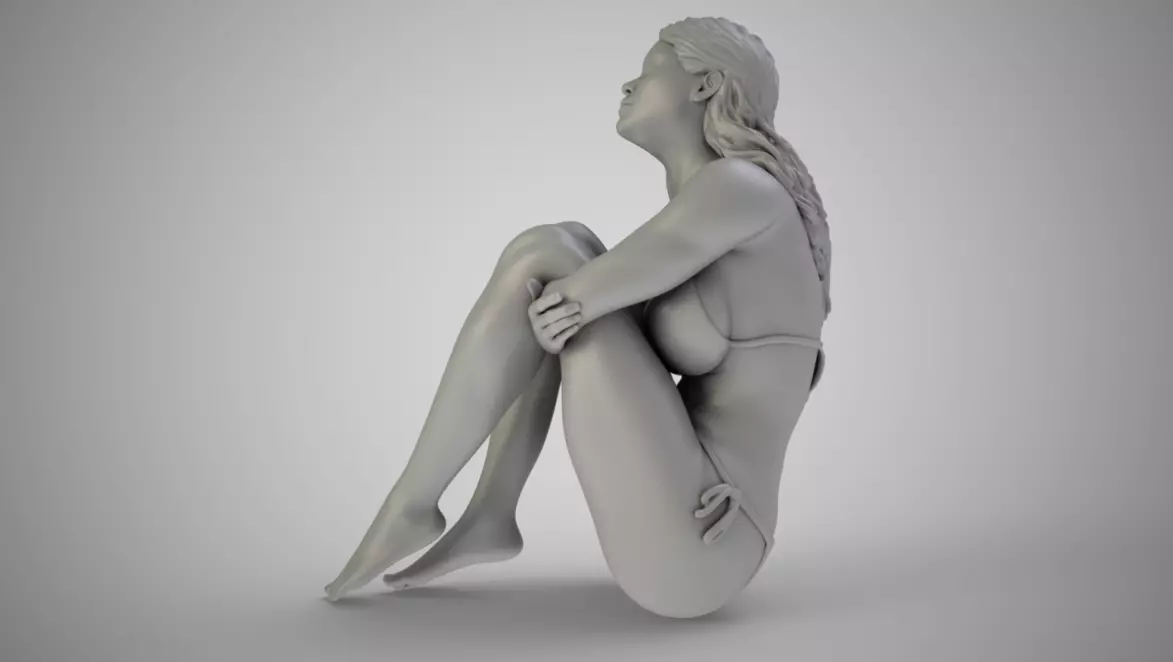 Girl in the Window 3 3D print model