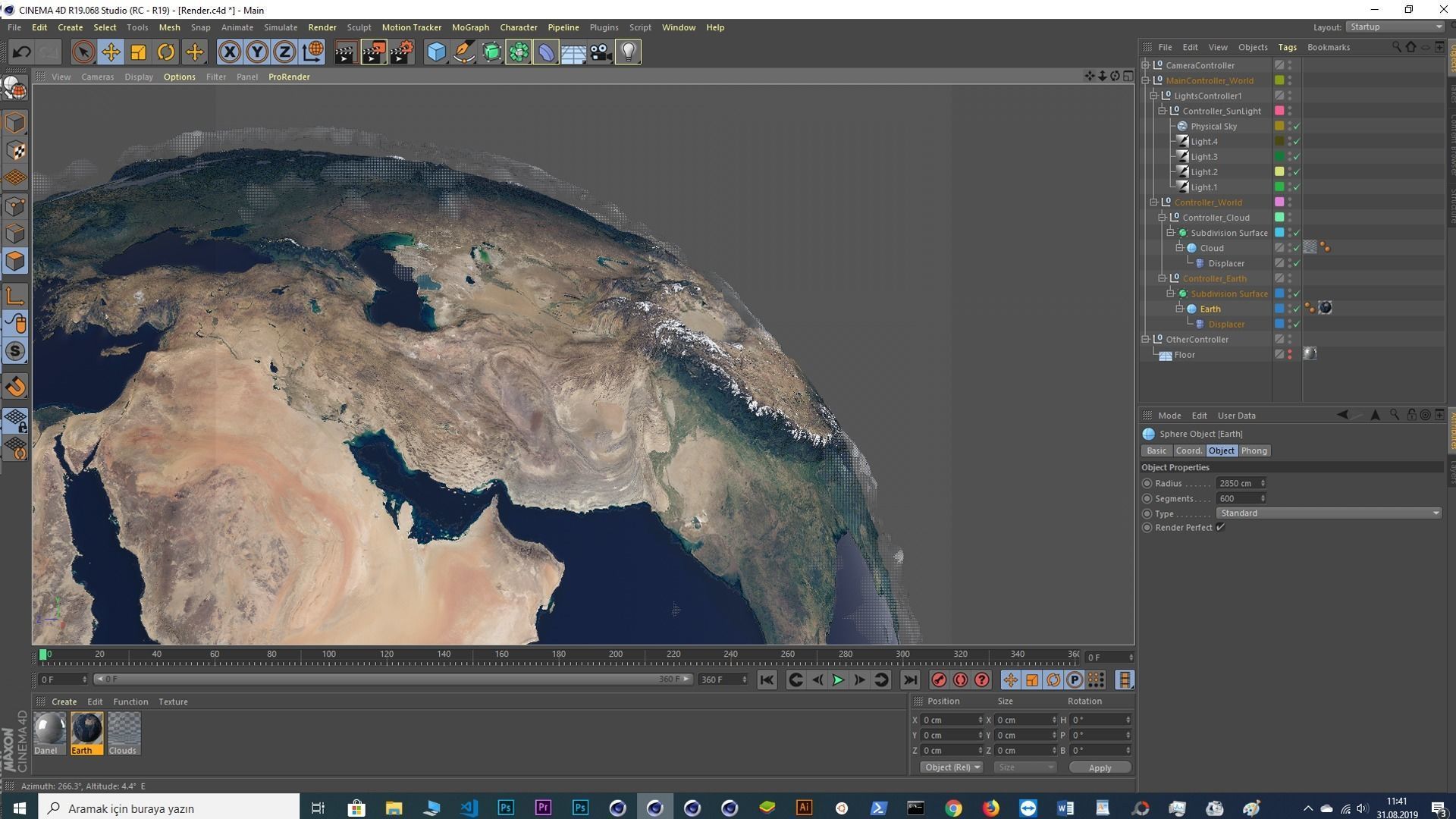 10K Relief Earth 3D Model 3D model_28