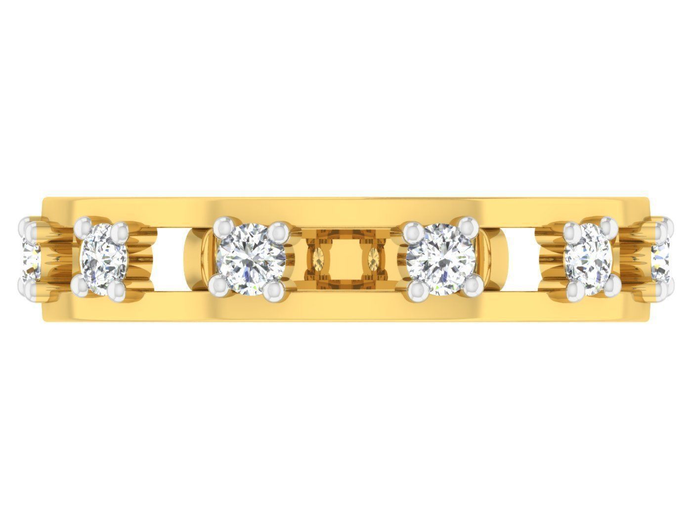  Women Band Ring 3dm stl render detail 3D print model view  3D print model_3