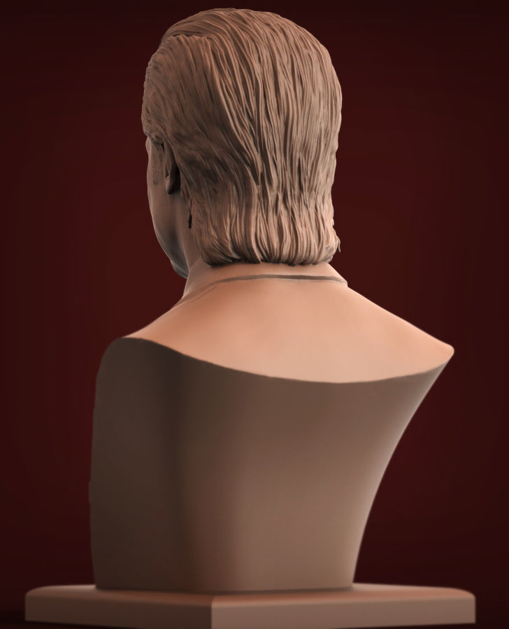 Brad Pitt 3D print model 3D print model_6