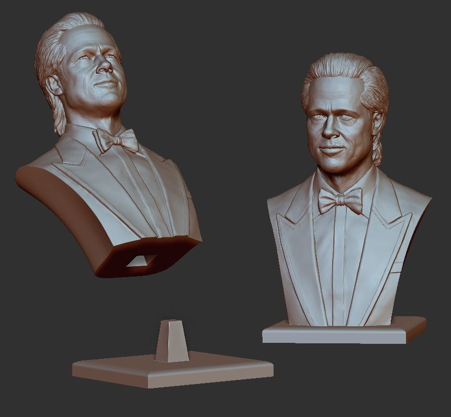 Brad Pitt 3D print model 3D print model_13