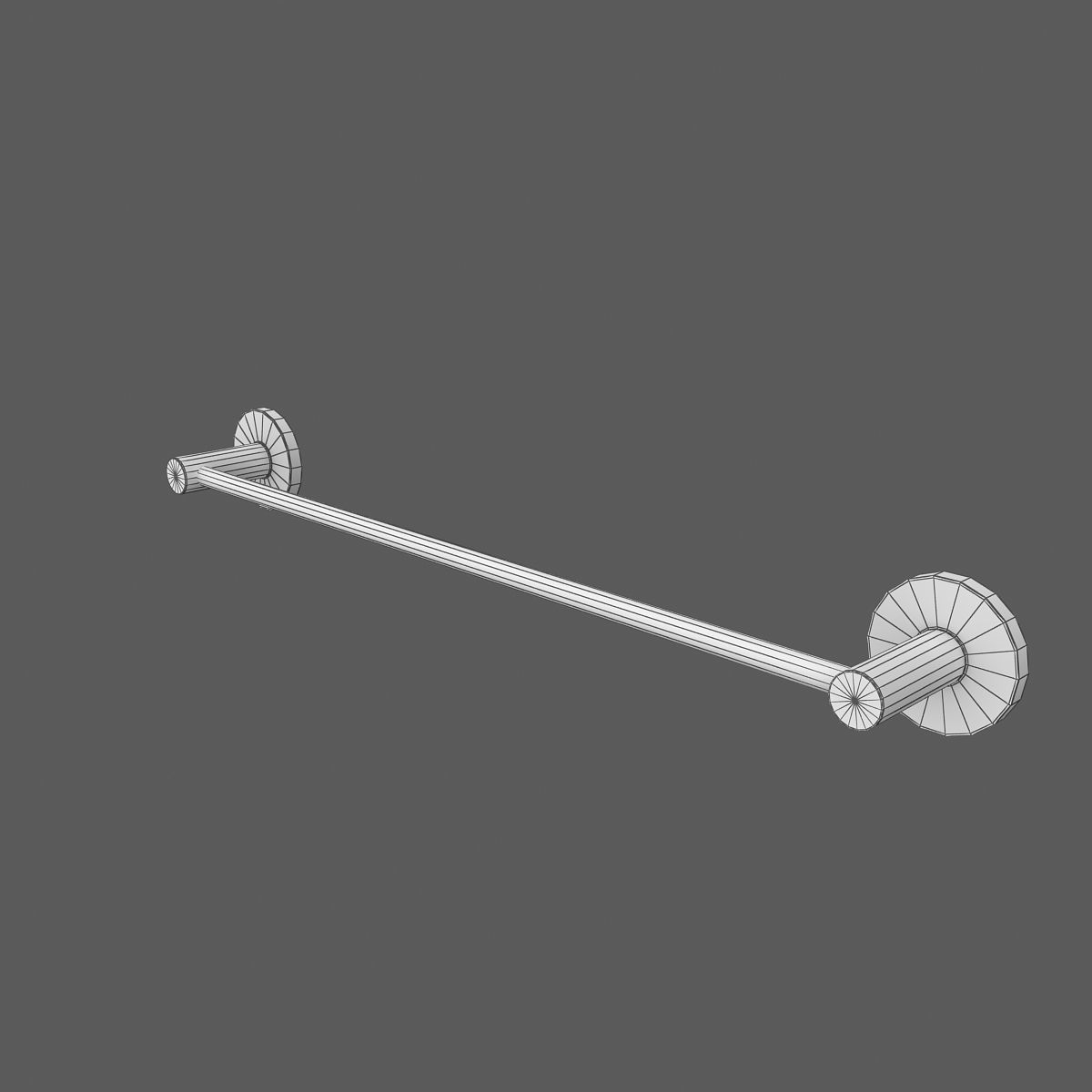 Towel Bar 3D model_4