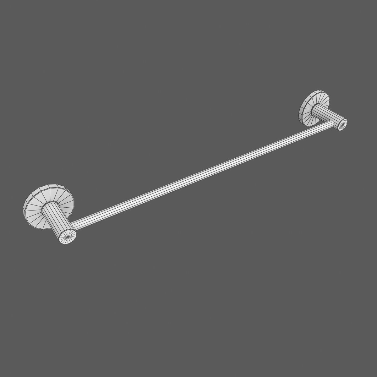 Towel Bar 3D model_3