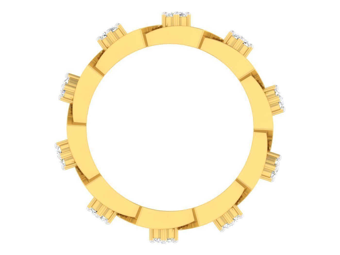  Women Band Ring 3dm stl render detail model view 3D print model_1