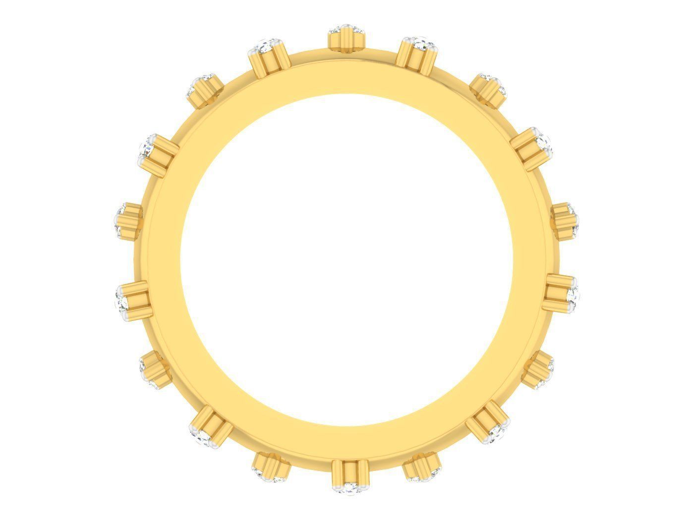  Women Band Ring 3dm stl render detail model view 3D print model_1