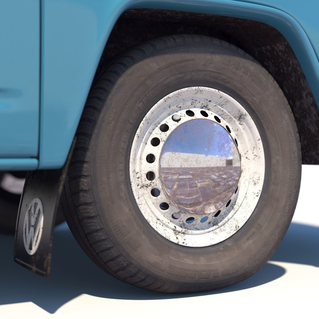 Volkswagen T2 3D model_8