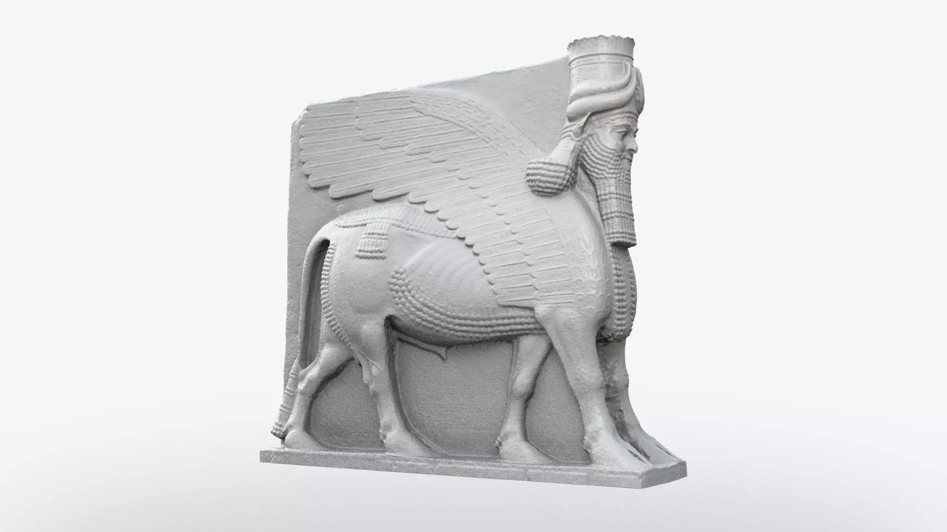 Lamassu Statue 3D print model_0