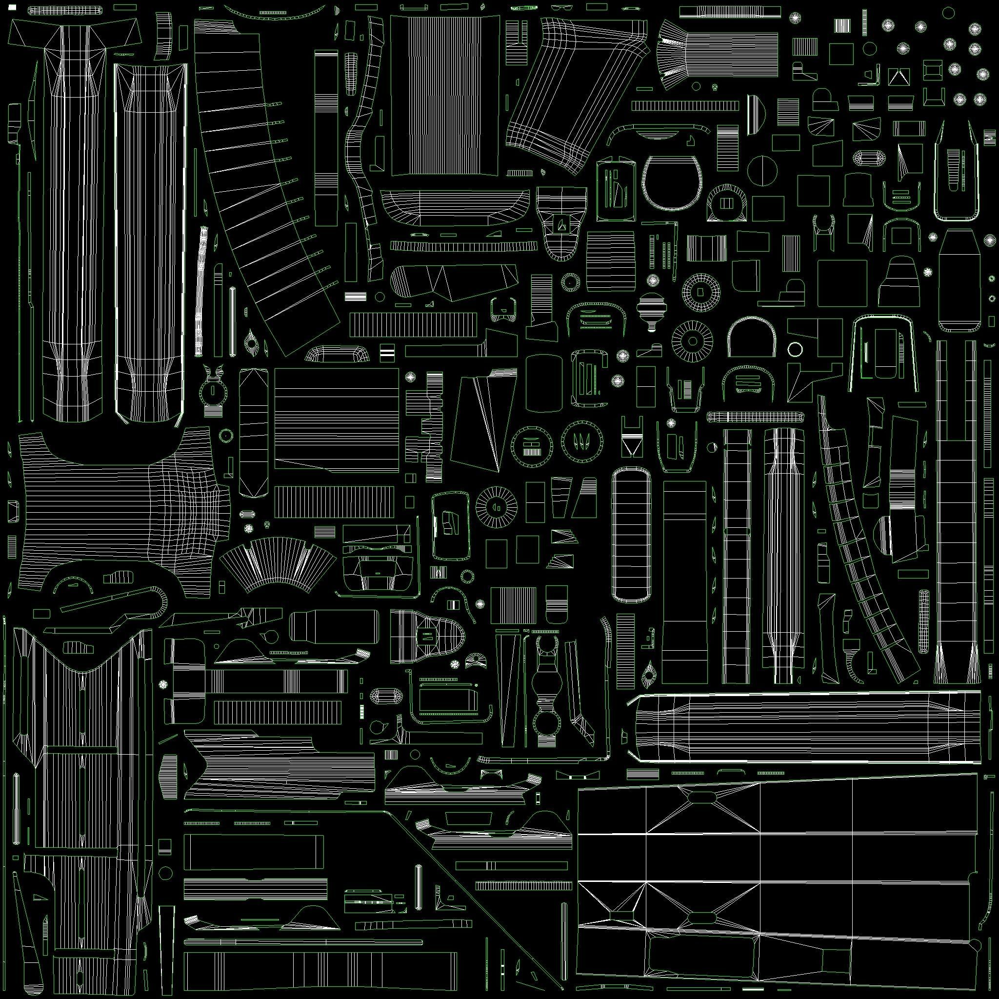 AK-74U AAA FPS Game Ready Weapon Asset Low-poly 3D model_18