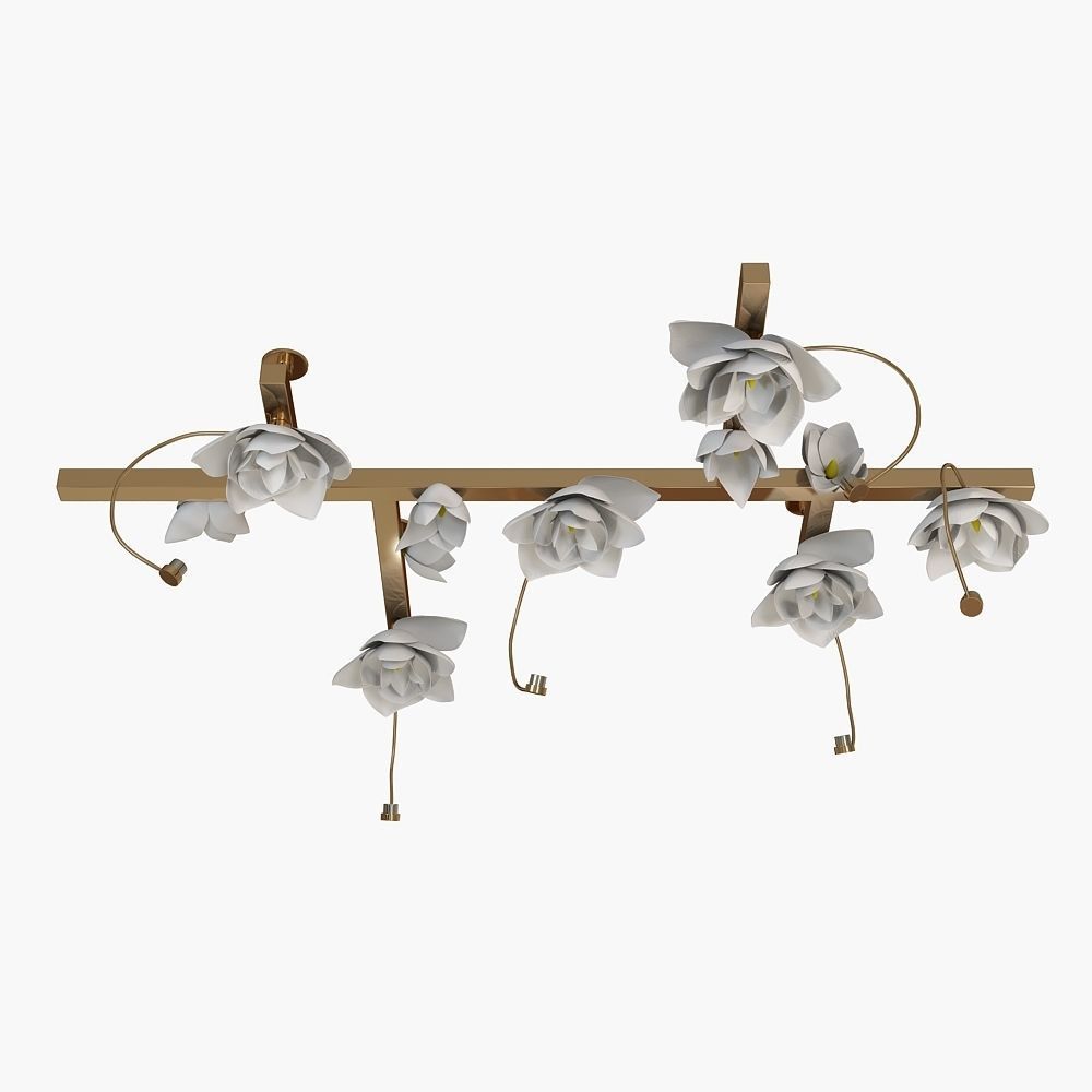 LURE CHANDELIER pelle 3D model_3