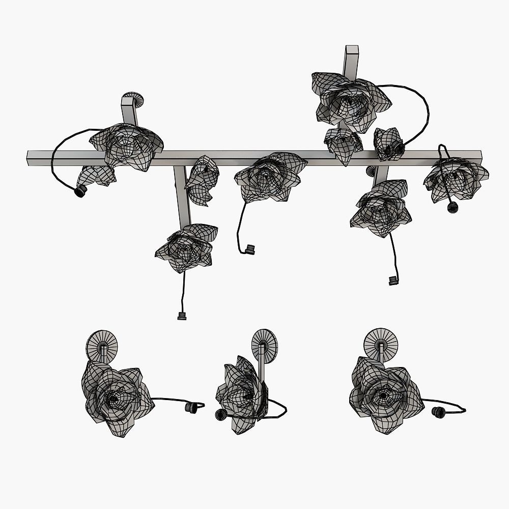 LURE CHANDELIER pelle 3D model_6