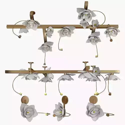 LURE CHANDELIER pelle