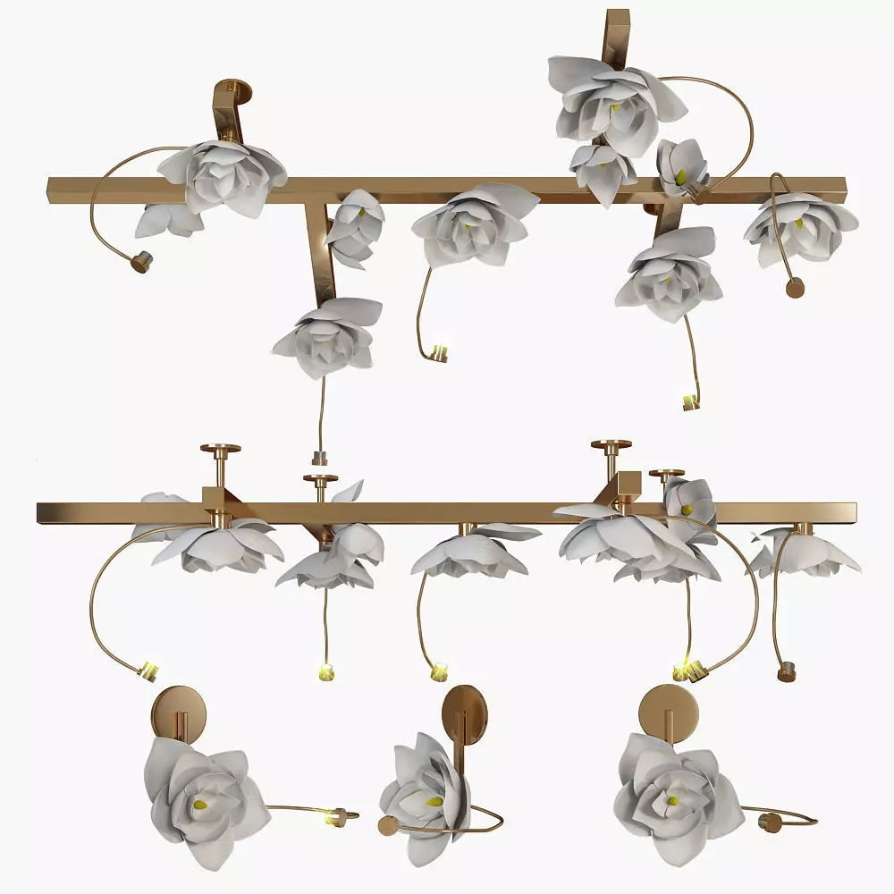LURE CHANDELIER pelle 3D model_0