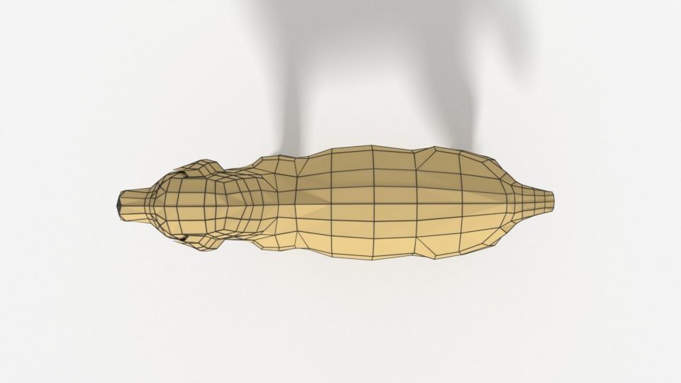 Low Poly Cartoon Labrador Low-poly 3D model_14